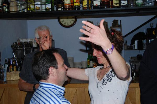 dancing the night away at Vaughan Town in Valdevilla Spain