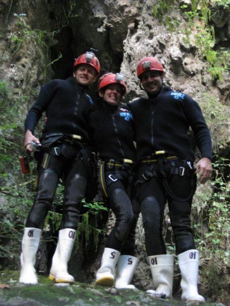 Nora, Aaron, and Fletcher at the end