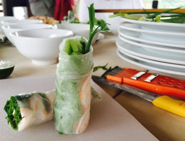 food - fresh spring rolls in Hoi An Vietnam
