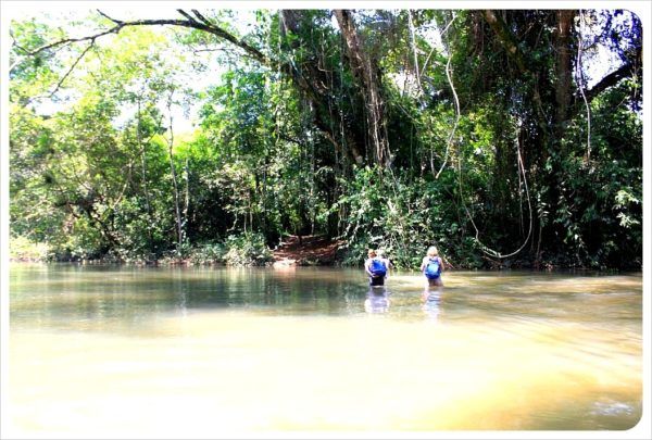 Friday - River crossing on the jungle tour