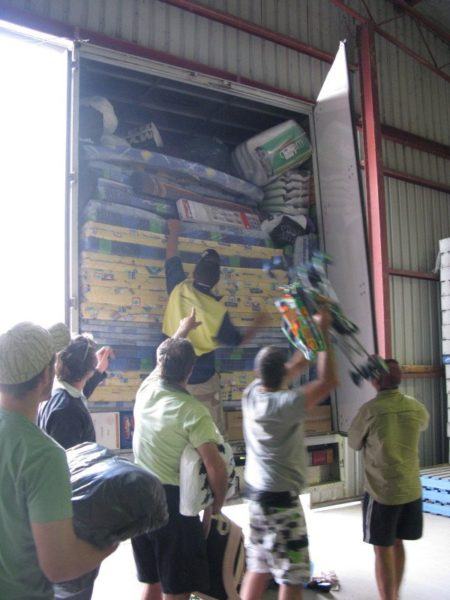A truck full of new supplies for survivors of the Victorian bush fires diary