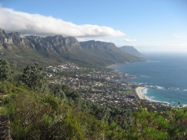 The coast of Cape Town, South Africa; photo by Lea and Jonathan Woodward