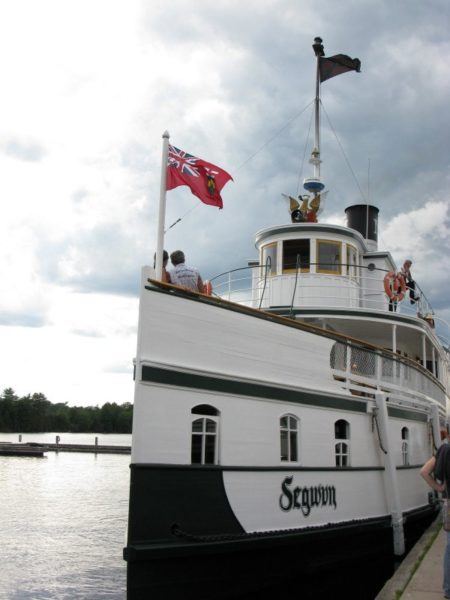 The beautiful historic steamship Segwun, in Muskoka