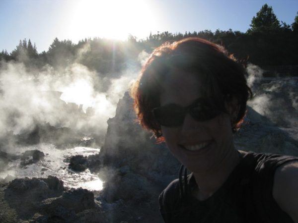 Nora Dunn, The Professional Hobo, in Rotorua New Zealand