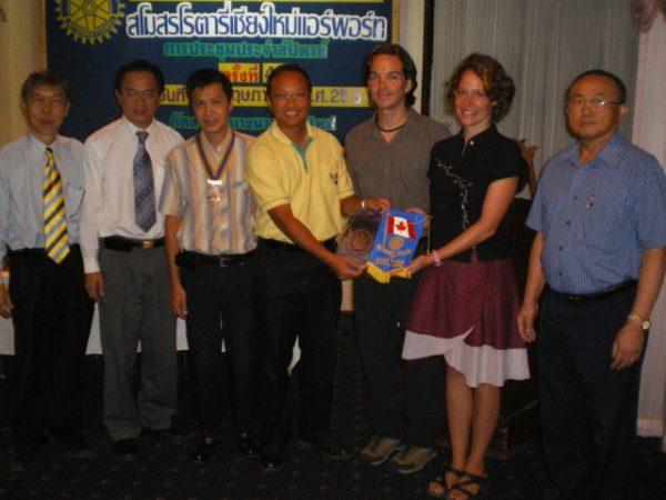 Rotary fundraising in Chiang Mai for Cyclone Nargis victims