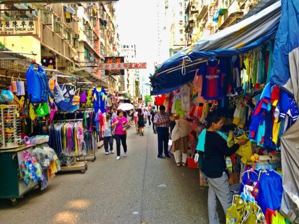 Hong Kong marketplace