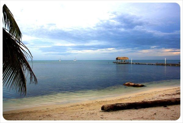 Caye Caulker Sunset; photo taken by Dani and Jess of Globetrottergirls