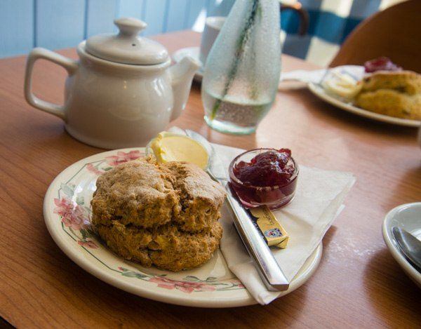 English Tea with scones and jam