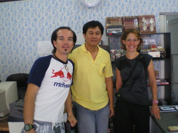 Posing with TJ, 10 years ago