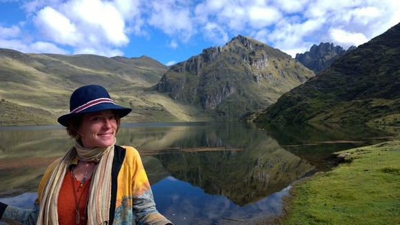 Kinsa Cocha, high above the Sacred Valley of Peru