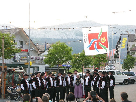 Yodellers in Sorenberg on Swiss National Day