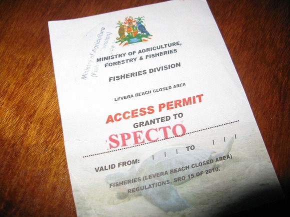 SPECTO permit