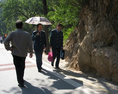 people walking in Beijing