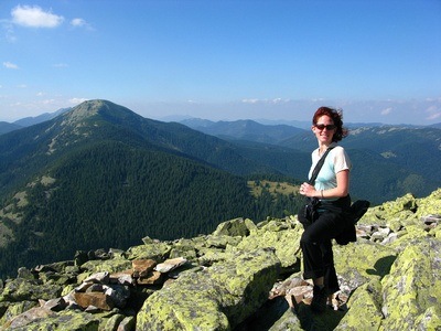 The Professional Hobo in the Carpathian Mountains, Ukraine