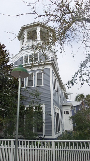 Architecture in the town of Seaside, in Santa Rosa Florida