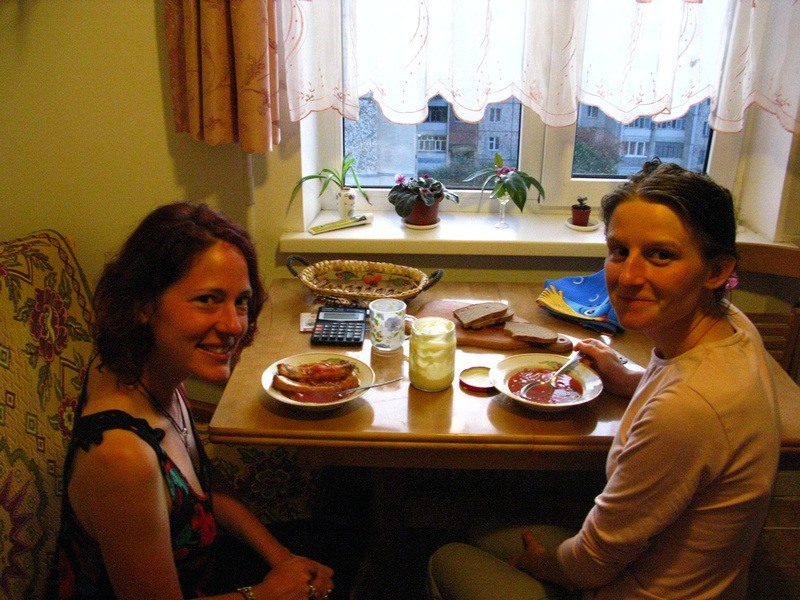 another delicious dinner in a local's home