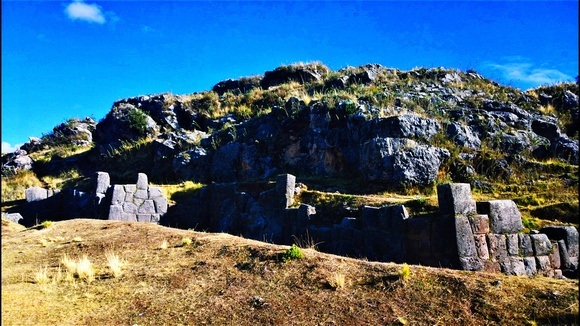 Inca ruins just outside of Cusco. 