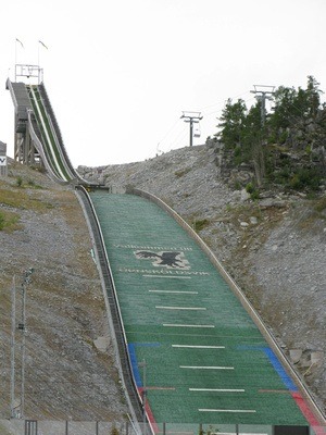 Örnsköldsvik - the town with a ski jump in the middle