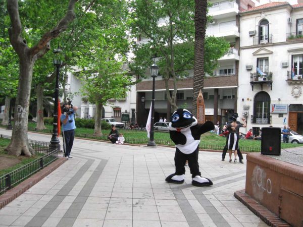 the park in Rosario, Argentina
