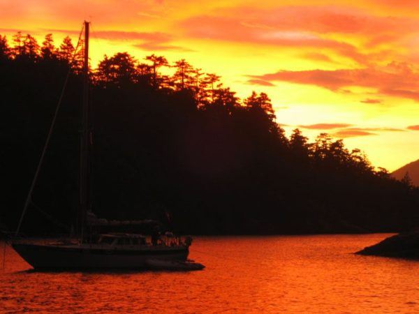 sunset, photo by Corbett Barr