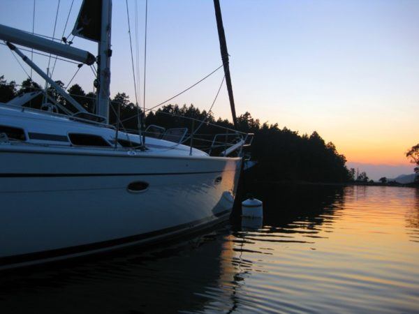 Sailboat at Sunset