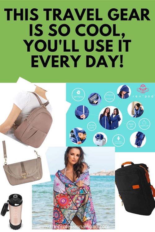 This travel gear is so great you'll want to use it at home and abroad! That's what I do. Check it out! #travelgear #travelitems #traveltowel #Tesalate #sandfreetowel #Omaze #travelcharity #TheProfessionalHobo 