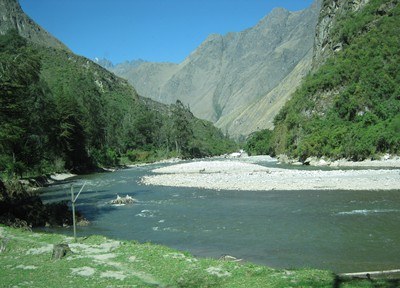 Urubamba River in Peru, photo by Paul Kilfoil