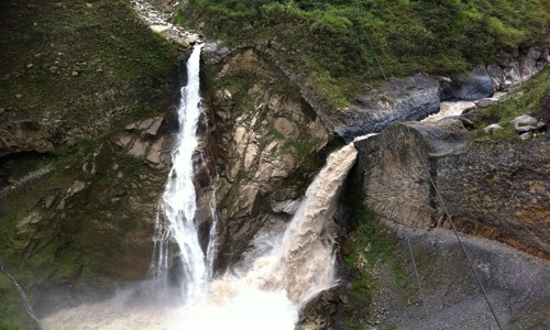 waterfalls in Banos